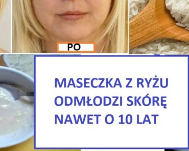 maseczka z ryżu
