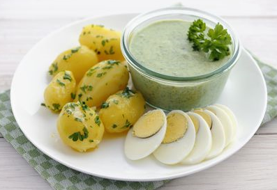 zielony sos